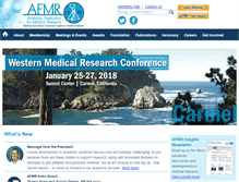 Tablet Screenshot of afmr.org